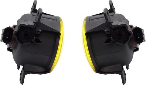 Front Bumper Fog Lights Compatible with 2016-2021 Honda Civic With Bulb Yellow lens Left+Right Pairs in Saudi Arabia