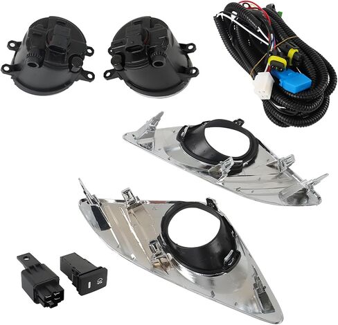 Left and Right Fog Lights Assembly Replacement for Camry LE 2012 2013 2014 Clear Lens TO2592123 TO2590100 in Saudi Arabia