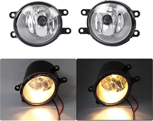 Left and Right Fog Lights Assembly Replacement for Camry LE 2012 2013 2014 Clear Lens TO2592123 TO2590100 in Saudi Arabia