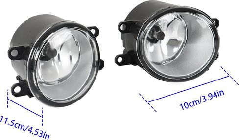 Left and Right Fog Lights Assembly Replacement for Camry LE 2012 2013 2014 Clear Lens TO2592123 TO2590100 in Saudi Arabia