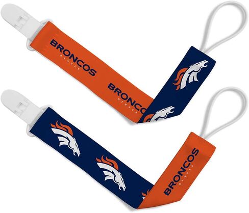 BabyFanatic Pacifier Clip 2-Pack - NFL New England Patriots - Officially Licensed Baby Apparel in Saudi Arabia