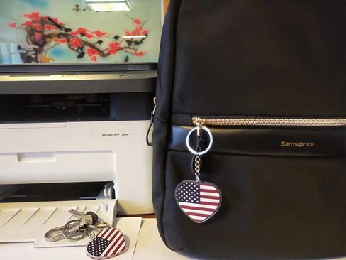 JAVD Puerto Rico Flag Keychain Puerto Rican Key Ring- 2 Pack in Saudi Arabia