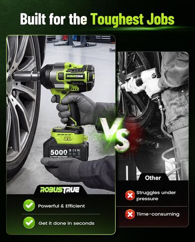 1000N.m(740ft-lbs) مفتاح ربط لاسلكي، عزم دوران عالي بدون فرش 1/2 مسدس تأثير، بطارية 21 فولت 2 × 4.0 أمبير، شاحن سريع، 4 مقابس، بيستولا دي إمباكتو لمحرك شاحنة إطارات السيارة المنزلية in Kuwait