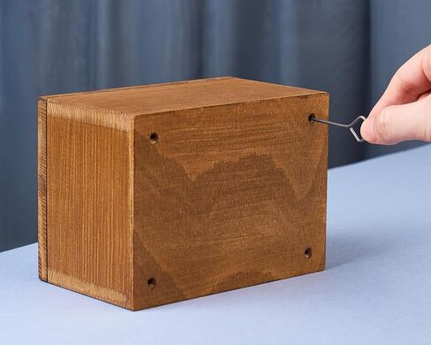Wooden Box with Hidden Compartment under False Bottom, Wooden Storage Box with Lid, Jewelry Box in Saudi Arabia