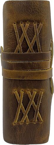 مجلة جلدية عتيقة | 240 صفحة، ورق حافة ديكلي | دفتر كتابة أنيق ومتين | يوميات السفر | رفيقك المثالي للكتابة والرسم | 7 "× 5" in Kuwait