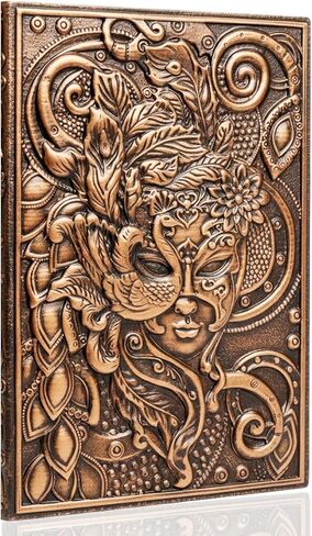 Magical PU Leather Journal – Vintage 3D Embossed Goddess Notebook, Enchanted Fantasy Gift for Women with gift-ready packaging, Premium Lined Hardcover Diary with Ribbon and Bookmark, Create Your World Writing Journal, 200 Pages – A&V NOVA in Saudi Arabia