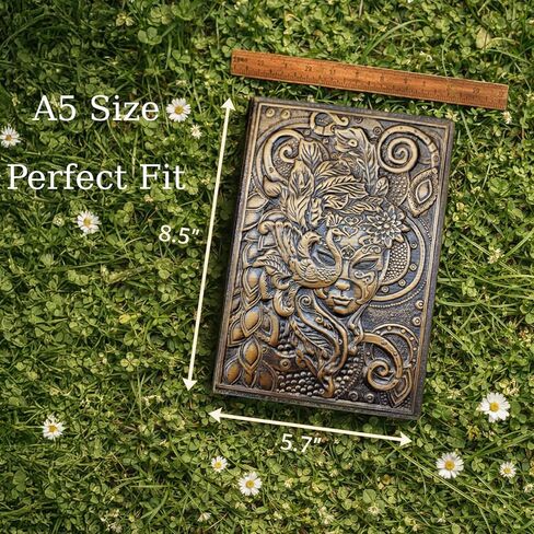 Magical PU Leather Journal – Vintage 3D Embossed Goddess Notebook, Enchanted Fantasy Gift for Women with gift-ready packaging, Premium Lined Hardcover Diary with Ribbon and Bookmark, Create Your World Writing Journal, 200 Pages – A&V NOVA in Saudi Arabia