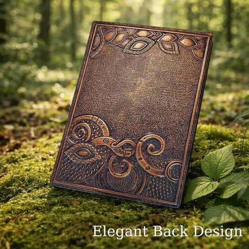 Magical PU Leather Journal – Vintage 3D Embossed Goddess Notebook, Enchanted Fantasy Gift for Women with gift-ready packaging, Premium Lined Hardcover Diary with Ribbon and Bookmark, Create Your World Writing Journal, 200 Pages – A&V NOVA in Saudi Arabia