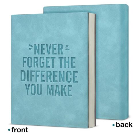 Employee Appreciation Gifts Journal Notebook, Thank You Gifts for Coworker, Never Forget the Difference You Make Leather Writing Notebook in Saudi Arabia