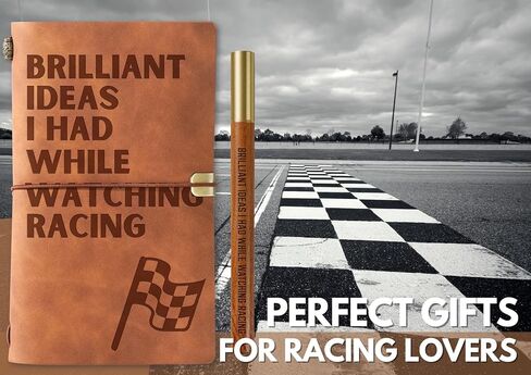 هدايا سباق InnoBeta للنساء والرجال، دفتر يوميات مع قلم، دفتر رسم قابل لإعادة الملء، مذكرات سفر، مخطط مبطن، 7x5 بوصة، بني in Kuwait