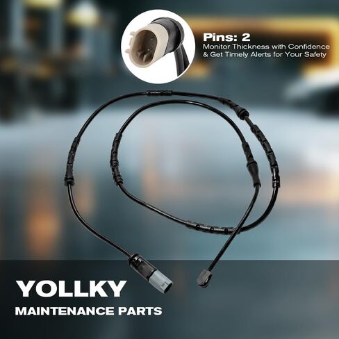 Front Rear Brake Pad Wear Sensor for BMW F25 Series X3 2011-2017 / F26 Series X4 2015-2018 | Brake Pad Wear Indicators Replaces OE# 34356790303, 34356790304 | 2-Pack ﻿ in Saudi Arabia