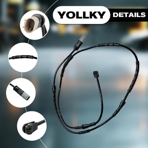 Front Rear Brake Pad Wear Sensor for BMW F25 Series X3 2011-2017 / F26 Series X4 2015-2018 | Brake Pad Wear Indicators Replaces OE# 34356790303, 34356790304 | 2-Pack ﻿ in Saudi Arabia