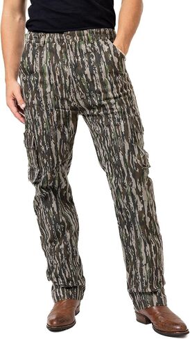 Realtree Men's Camo Hunting Pants, Durable Cargo Pants with 6-Pocket, Slim Fit, Men's Outdoor Pants, Size S-5X in Saudi Arabia