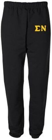 Sigma Nu Greek Lettered Thigh Sweatpants in Saudi Arabia