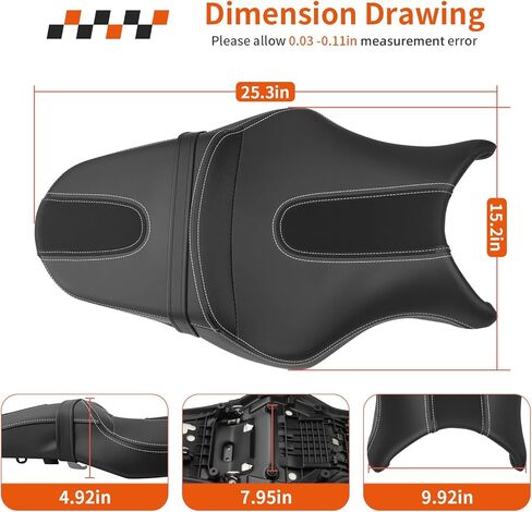Comfort Seat Assembly For Yamaha MT-10 MT-10SP 2022 2023 2024（All Edition）B5Y-247C0-00 in Saudi Arabia