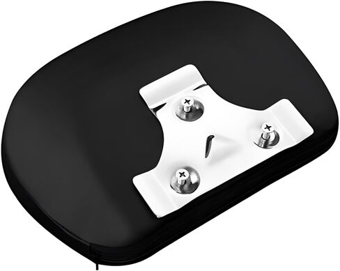Adjustable Plug-In Driver Rider Backrest Compatible with Harley Touring Electra Glide Road King Street Glide Road Glide 1997-2025 - Quick Detach Back Support Pad with Mounting Hardware Kit (Bla in Saudi Arabia