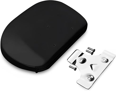 Adjustable Plug-In Driver Rider Backrest Compatible with Harley Touring Electra Glide Road King Street Glide Road Glide 1997-2025 - Quick Detach Back Support Pad with Mounting Hardware Kit (Bla in Saudi Arabia