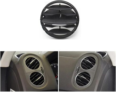 Car Interior Air Conditioning AC Vent Grille Outlet Cover Compatible For VW Tiguan 2010-2017(Middle 2PCS) in Saudi Arabia