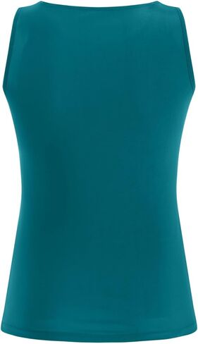 Tankini Tops for Women High Neck Swimsuits Swim Top Modest Bathing Suit Flowy Swimwear Tank Top Only No Bottom in Saudi Arabia