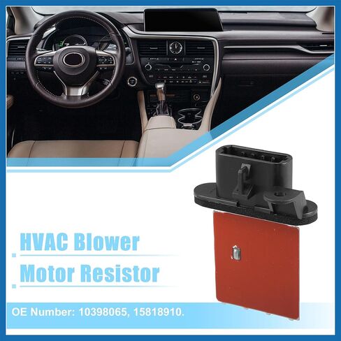 HVAC Blower Motor Resistor AC Blower Control Module Fit for Chevrolet Cobalt 2005-2010 No.15818910 - Pack of 1 Black Item Replacement in Saudi Arabia