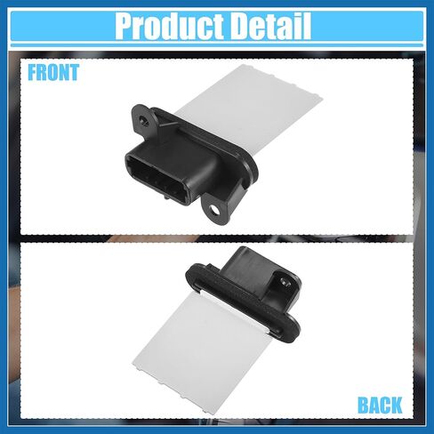 HVAC Blower Motor Resistor AC Blower Control Module Fit for Chevrolet Cobalt 2005-2010 No.15818910 - Pack of 1 Black Item Replacement in Saudi Arabia