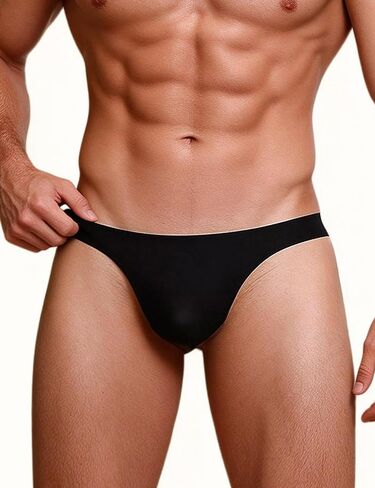 comeondear Mens Hot G-String Thong Underwear Low Rise Sexy G-string for Mens Lingerie Soft T-Back Thong in Saudi Arabia