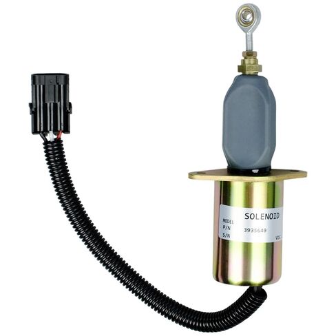 3935649 12VDC Fuel Shut Off Solenoid Fit for Cummins Diesel Engine 5.9L or 8.3L Replacement for Motorhomes Ford Freightliner Part Replace 4089574 SA-4765-12 in Kuwait