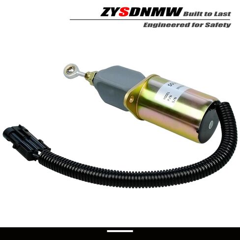 3935649 12VDC Fuel Shut Off Solenoid Fit for Cummins Diesel Engine 5.9L or 8.3L Replacement for Motorhomes Ford Freightliner Part Replace 4089574 SA-4765-12 in Kuwait