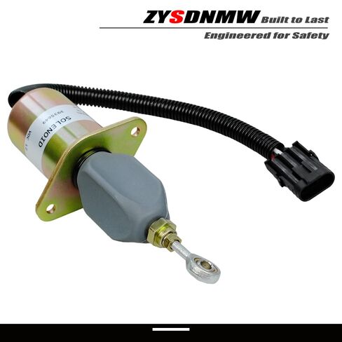 3935649 12VDC Fuel Shut Off Solenoid Fit for Cummins Diesel Engine 5.9L or 8.3L Replacement for Motorhomes Ford Freightliner Part Replace 4089574 SA-4765-12 in Kuwait
