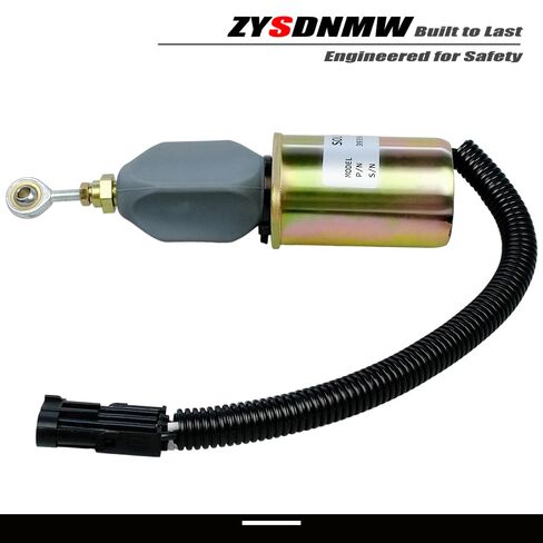 3935649 12VDC Fuel Shut Off Solenoid Fit for Cummins Diesel Engine 5.9L or 8.3L Replacement for Motorhomes Ford Freightliner Part Replace 4089574 SA-4765-12 in Kuwait