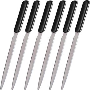 6 Pieces Letter Opener Knife Stainless Steel Lightweight Mail Slitters Letter Knives for School Office Home Mail Supplies in Kuwait