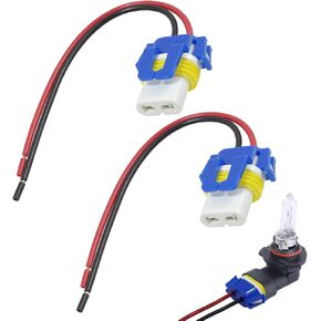 2 Pack LED Light Adapter Connector, 9005 9006 Headlight Adapter Plug Compatible with Toyota, High Temperature Ceramic Fog Light Harness and Headlight Wiring in Kuwait