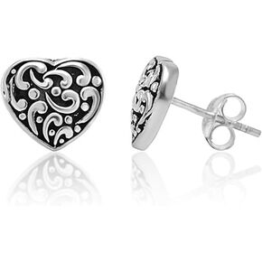 Sterling Silver Stud Earring, Drop Dangle Earring, Earrings for Women, Trendy Silver Jewelry Gifts in Saudi Arabia