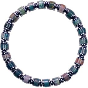 EDEN'S CALL شفاء كريستال حجر دلو الخرز سوار الهيماتيت تمتد سوار للنساء والرجال المجوهرات المصنوعة يدويا الطاقة الإيجابية هدية روحية in Kuwait