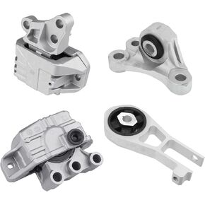 4Pcs Engine Mounts & Transmission Mount Set Compatible with 2016-2018 Fiat 500X 2015-2020 Renegade 2.4L 2017-2020 Compass 2015-2018 R-am promaster City Engine Motor Mount 68363756AA in Kuwait