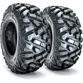 مجموعة من 2 (اثنين) Airloc Avenger A/T ATV ​​UTV إطارات شعاعية لجميع التضاريس للطرق الوعرة - 26x9.00R12 26x9R12 26x9x12 نطاق تحميل 8 طبقات BSW جدار جانبي أسود in Kuwait