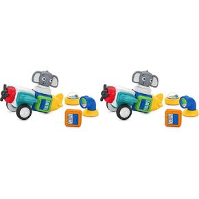 مجموعة من 11 قطعة من Baby Einstein Connectables مكعبات مغناطيسية لتعلم البخار للأطفال بعمر 6 أشهر + ألعاب مونتيسوري للأطفال الصغار لعمر 1 2 3 4 5 سنوات in Kuwait