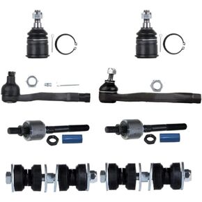 Suspension Kit 8pcs Fits Front Ball Joints Tie Rods Sway Bars Alloy Steel E80145201CP in Kuwait