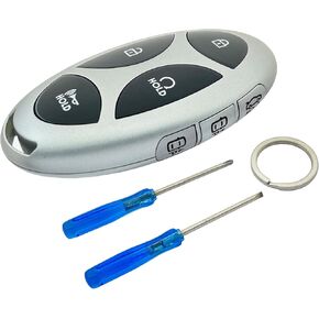 حافظة بديلة لمفتاح ذكي Fob Shell تناسب Hyundai Ioniq 6 Grandeur GN7 KONA Elanrtra Sonata Tucson 2023 2024 2025 Santa Fe غطاء التحكم عن بعد للسيارة بدون مفتاح (5 أزرار) in Kuwait