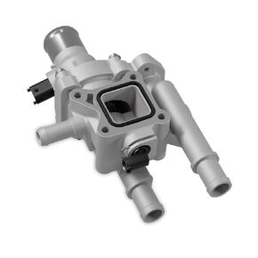 Upgraded Aluminum Engine Coolant Thermostat Housing Assembly with Gasket & Sensor -Fit for Chevrolet Cruze 2011-2016, Sonic 2012-2018, Trax 2013-2020, 1.6L &1.8L, Replace 25199824 25192228 in Kuwait