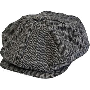 روك أوف بيكي بلايندرز - للجنسين حسب الطلب، قبعة مسطحة، اللون رمادي، الحجم: كبير/كبير جدًا in Kuwait