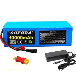 بطارية 48 فولت 10 أمبير قابلة لإعادة الشحن عالمية متعددة الوظائف لمعدات E-bi-ke 001، والتي شاحن بطارية ليثيوم 48 فولت in Kuwait
