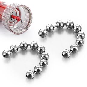 Replacement Chain and Ball Set Compatible with Wakit Grinder RollBotz, Stainless Steel Ball and Chain Assembly for Electric Herb Grinder, Efficient Grinding Replacement Parts Accessories in Kuwait