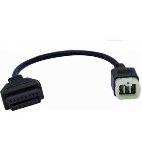 OBDII 6pin to 16pin OBD Diagnostic Cable Motorrad 6 Pin Motorcycle Adapter Moto Connect Compatible for Kawasaki Moto Fit Z900RS/Z800/Z900/Z1000/ZX10R/ZX14R/H2 Motorbike in Kuwait