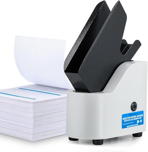 Mxmoonant Desktop Paper Jogger, 300 sheets Large Capacity, 3-5s Alignment Paper Finisher, Suitable for A4, Letter, A5 Size in Kuwait