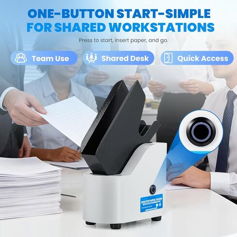 Mxmoonant Desktop Paper Jogger, 300 sheets Large Capacity, 3-5s Alignment Paper Finisher, Suitable for A4, Letter, A5 Size in Kuwait