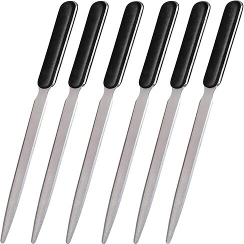 6 Pieces Letter Opener Knife Stainless Steel Lightweight Mail Slitters Letter Knives for School Office Home Mail Supplies in Kuwait