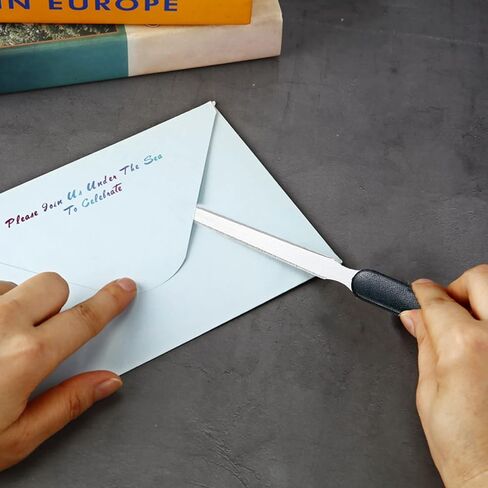 6 Pieces Letter Opener Knife Stainless Steel Lightweight Mail Slitters Letter Knives for School Office Home Mail Supplies in Kuwait