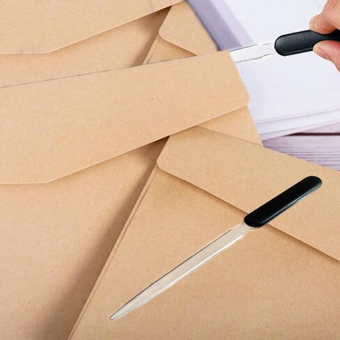 6 Pieces Letter Opener Knife Stainless Steel Lightweight Mail Slitters Letter Knives for School Office Home Mail Supplies in Kuwait