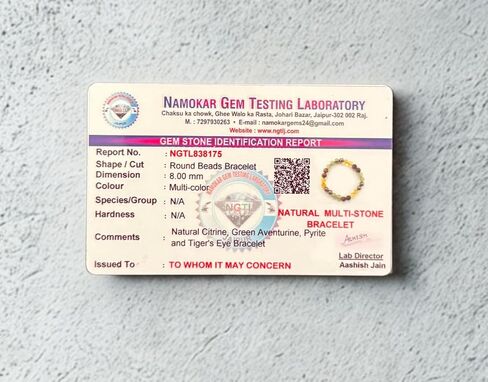 Money Wealth Success Bracelet with Lab Certificate – 8mm Natural Gemstone Beads, Attract Wealth Prosperity & Abundance, Unisex Stretch Bracelet for Men & Women in Saudi Arabia